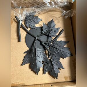 Longaberger Wrought Iron Fall Foliage Candle Holders - New